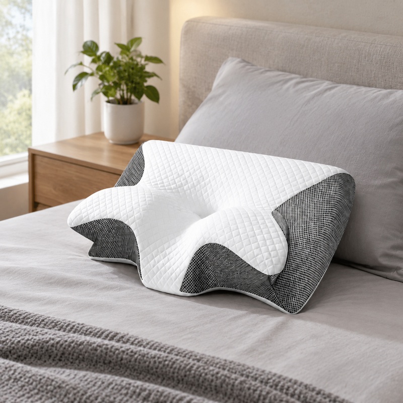 Memory Foam Orthopedic Pillow Neck Pain - Oddychająca, ortopedyczna poduszka do spania z