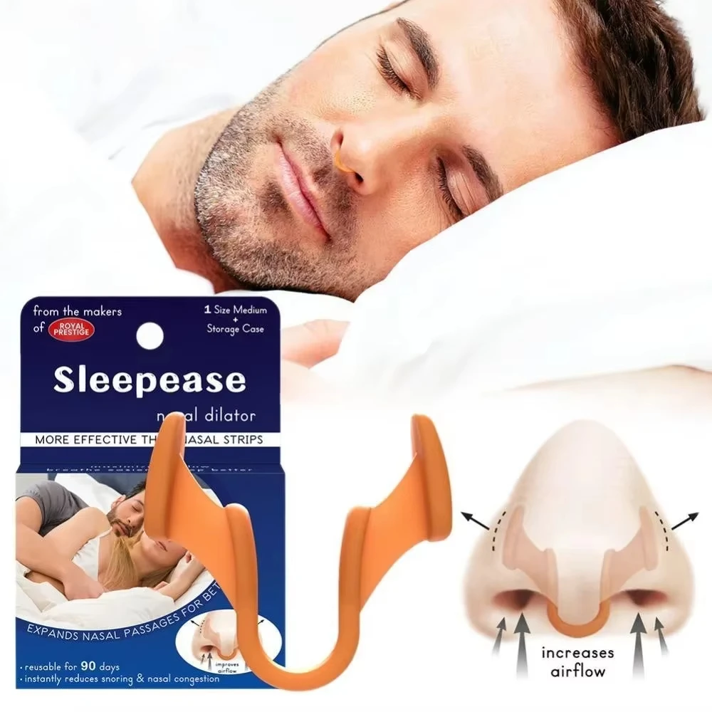 Anti Snore Contour Pillow - Silikonowy rozszerzacz nosa zapobiegający chrapaniu, klips