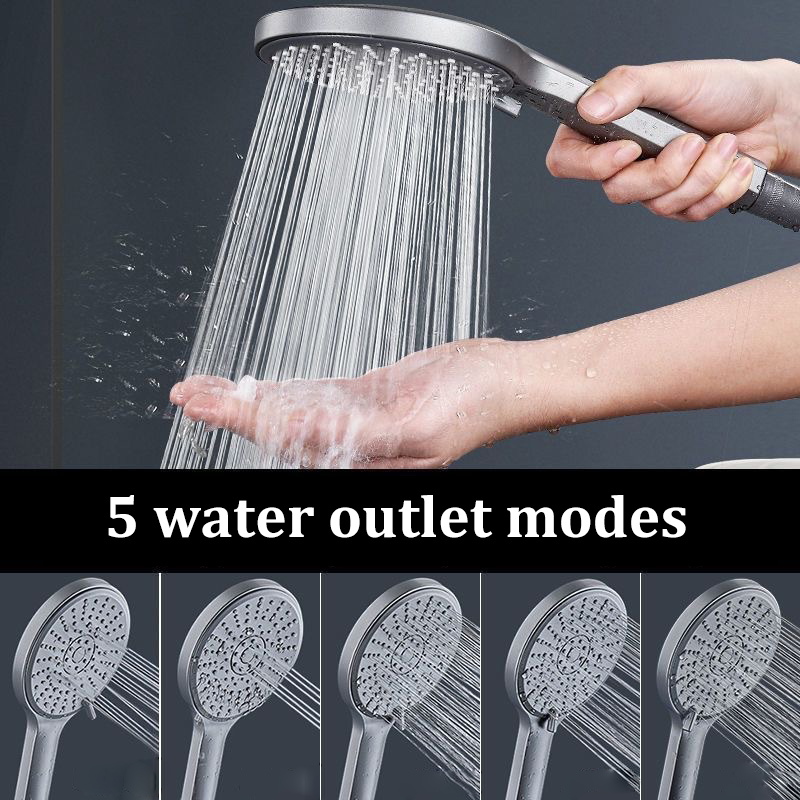 Czarna słuchawka prysznicowa z – High Pressure Shower Head Handheld recenzja i cena