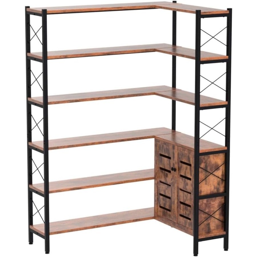 6-półkowa narożna biblioteczka – Storage & Organization recenzja i cena