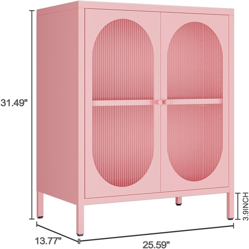 Mała, metalowa szafka boczna z – Storage & Organization recenzja i cena