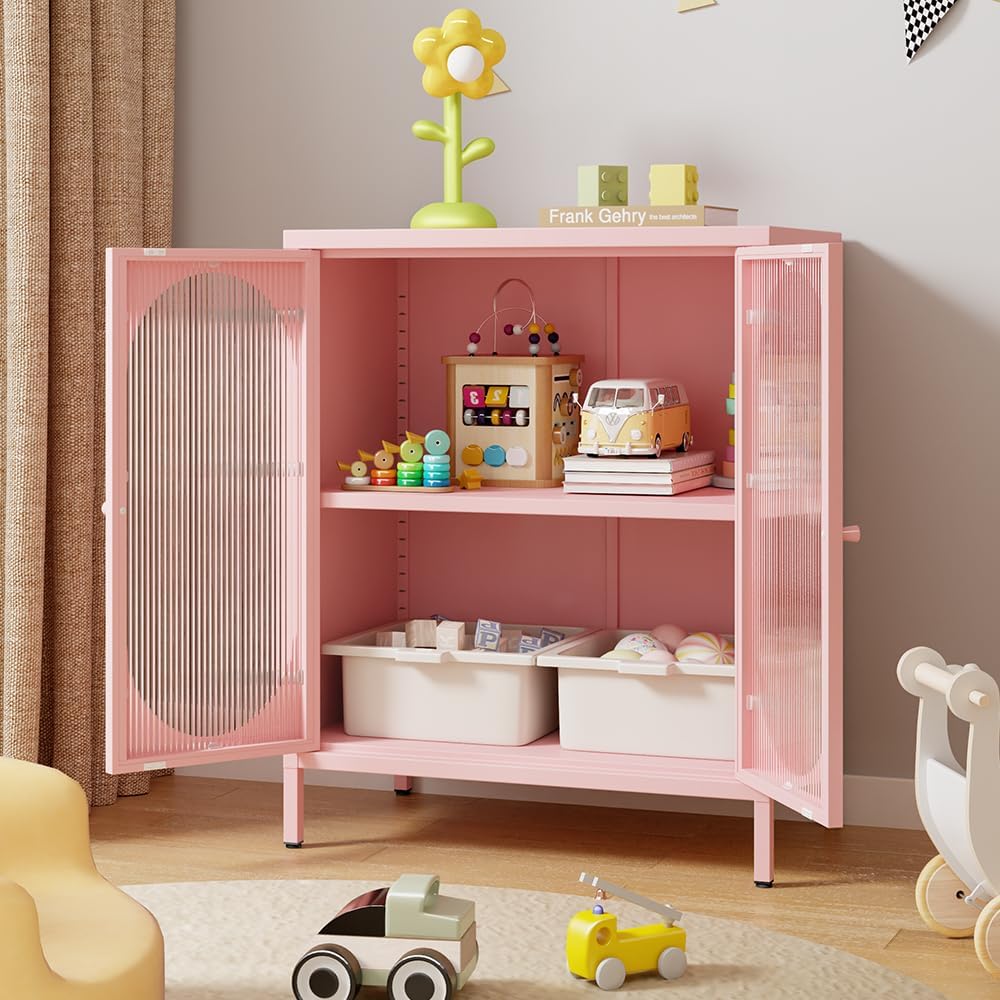 Mała, metalowa szafka boczna z – Storage & Organization recenzja i cena